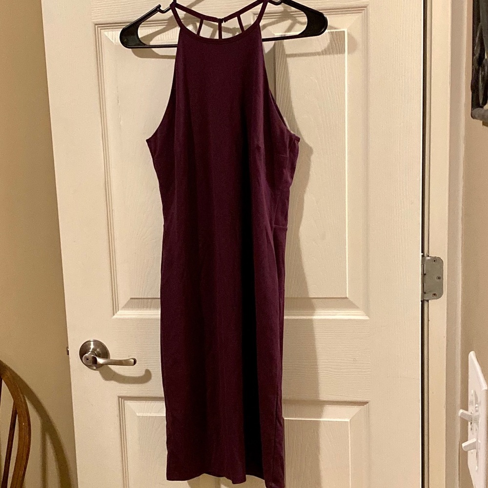H&M Sleeveless Halter Neck Open Back Dress NWT